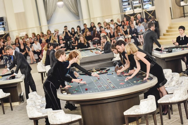 Chanel Fashion Show pulls off Casino Theme **USA ONLY**